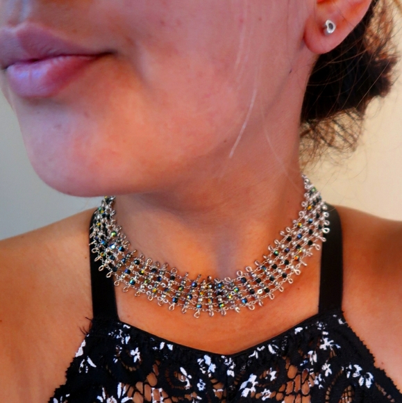 Handmade - Swarovski Convertible Choker/Necklace